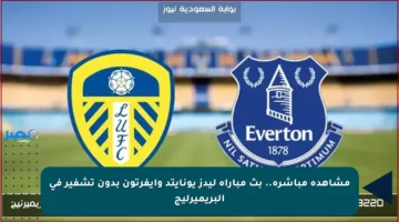 مشاهدة مباشرة.. بث مباراة ليدز يونايتد وإيفرتون بدون تشفير في البريميرليج